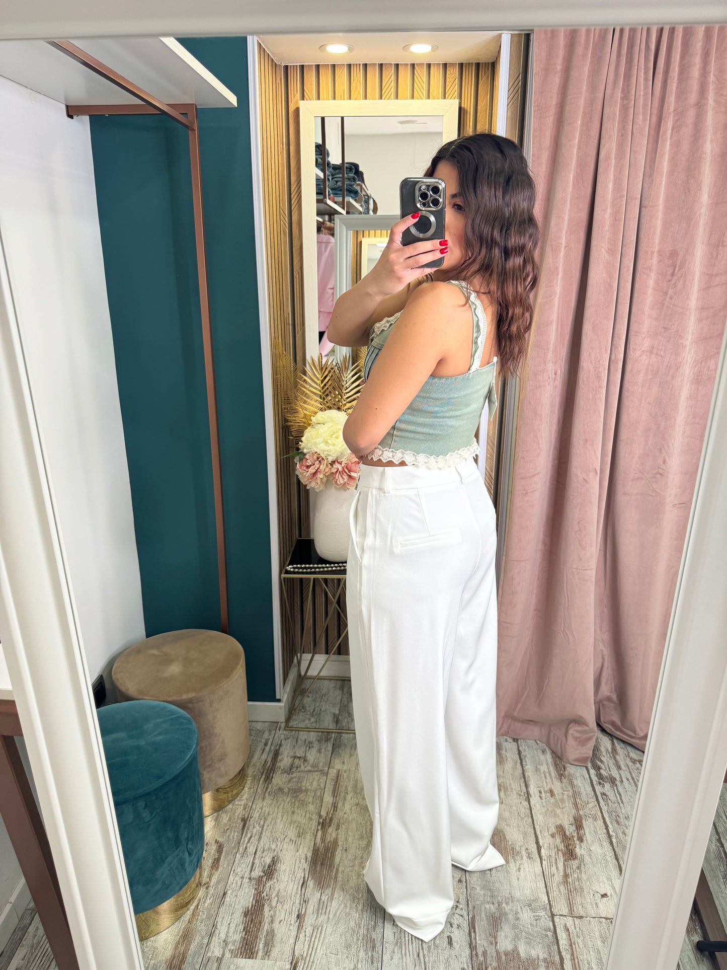 Pantaloni white