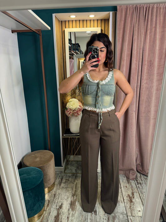 Pantaloni Taupe